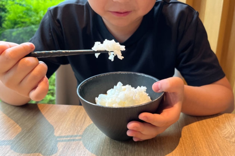 【朝食】京丹後のお米：ミルキークイーン