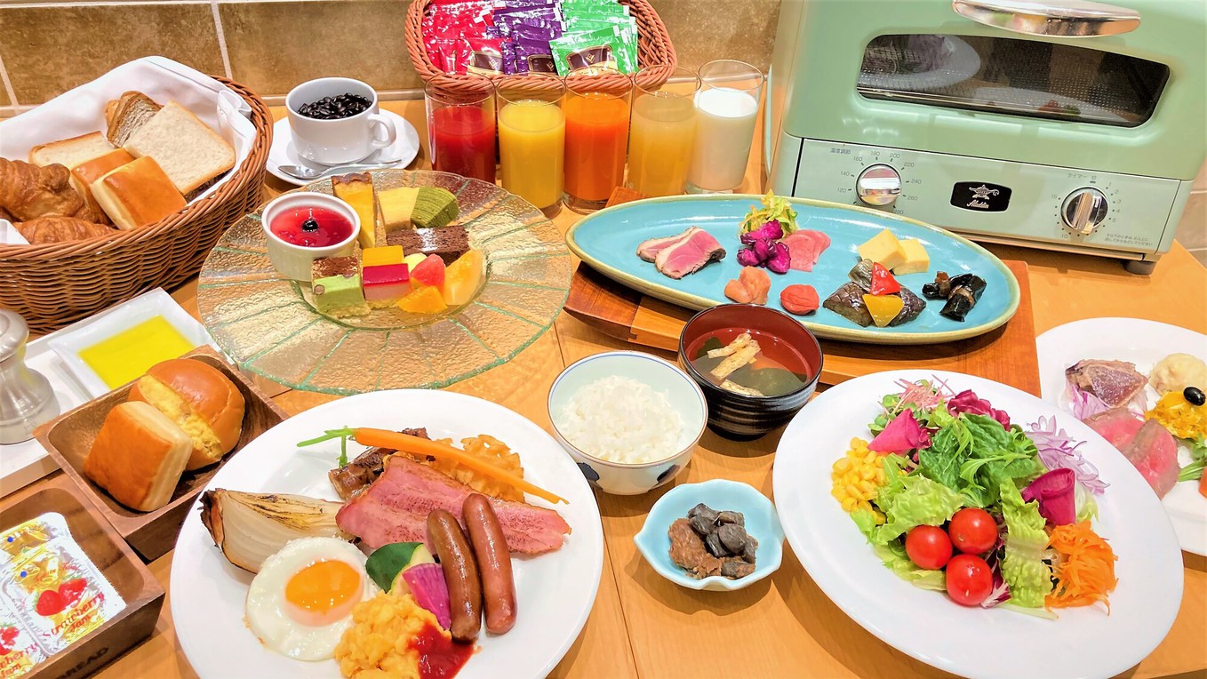 【朝食】レストラン「スパッチオ」の和洋ブッフェ