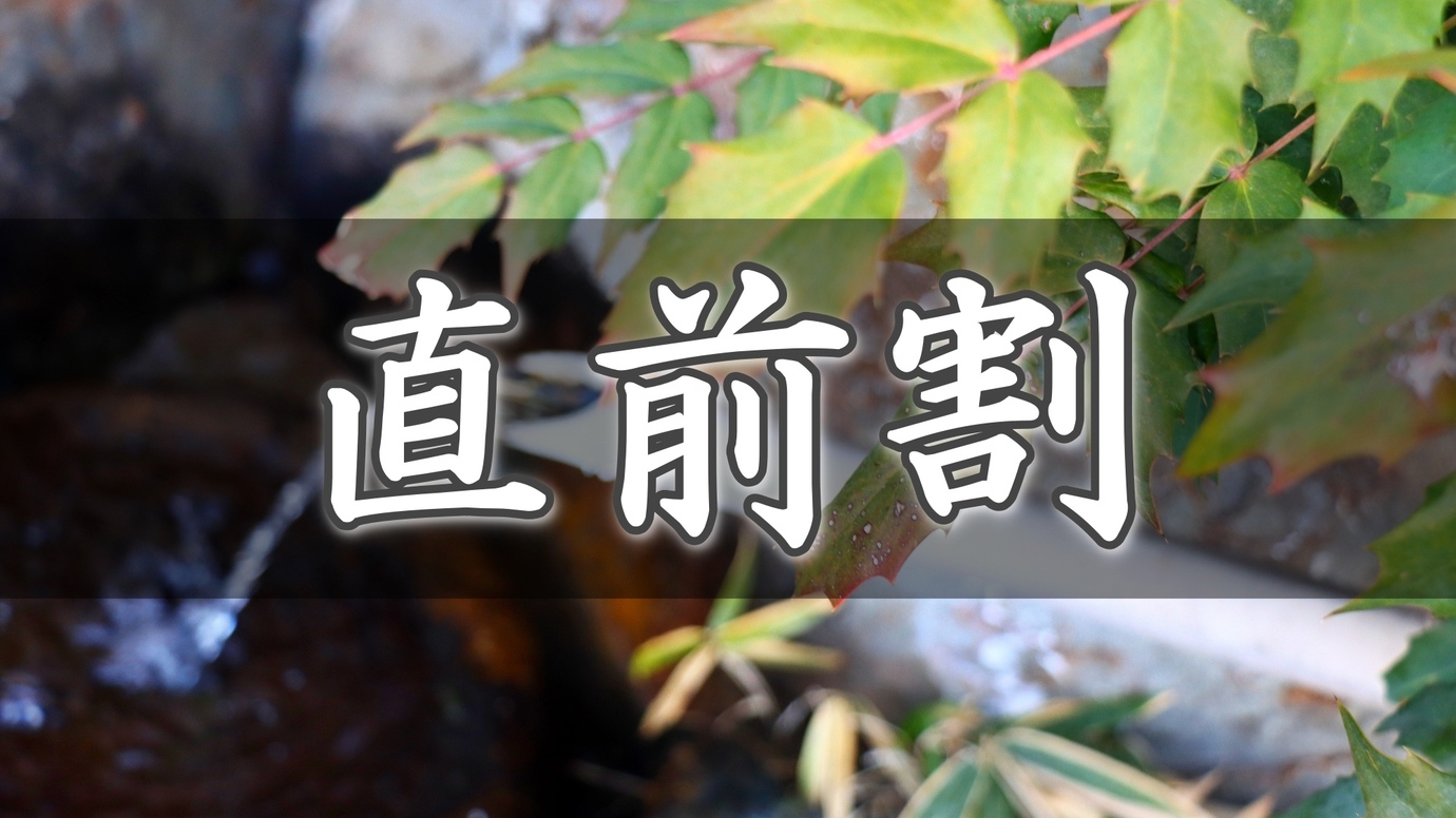 【直前割■素泊り】お日にち限定☆5％OFF！当日予約も可能です《横田温泉》