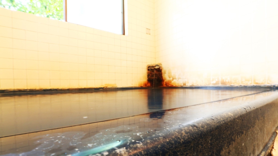 □【お風呂】横田温泉。男湯　疲れた身体を温泉で癒やしてください
