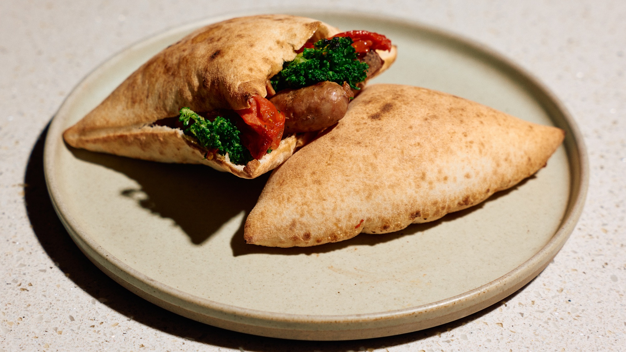 朝食：フォカッチャ