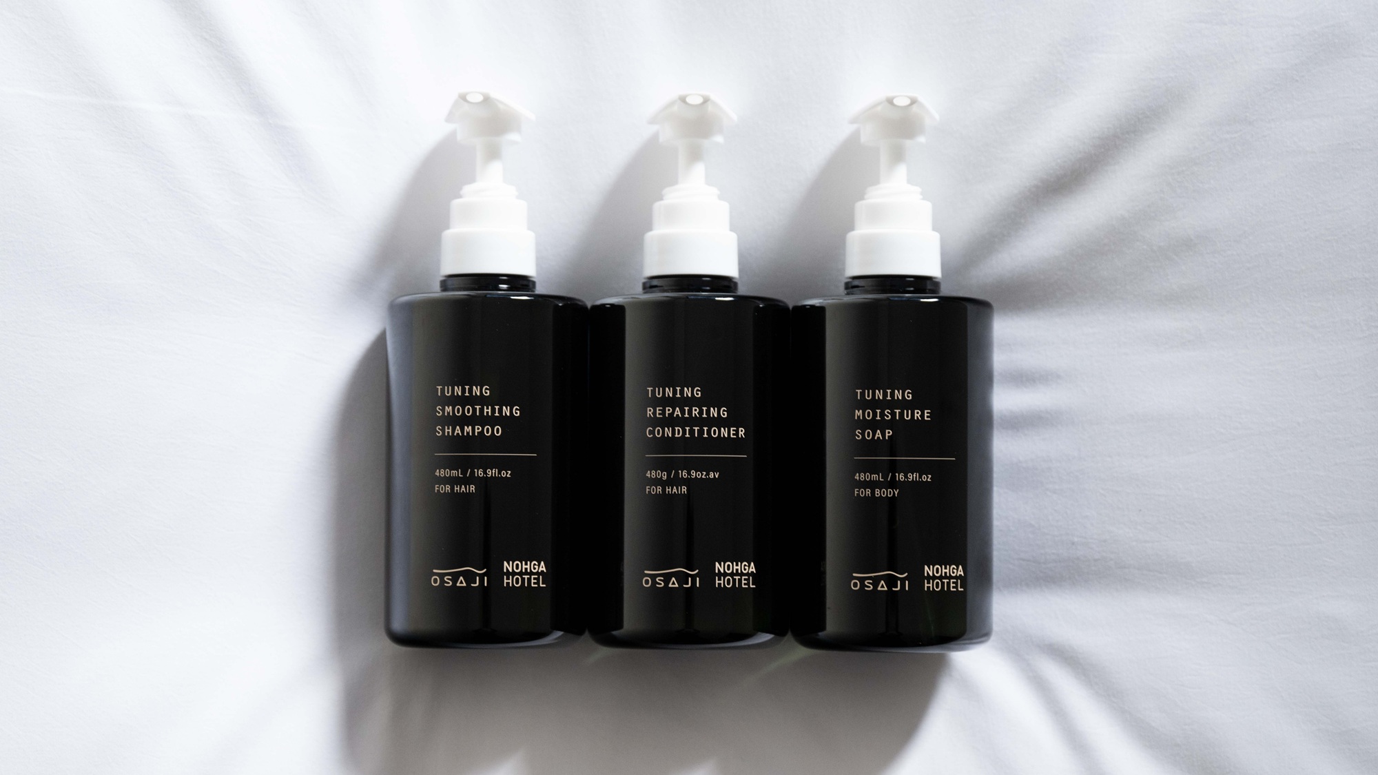 【客室備品】バスアメニティ by OSAJI