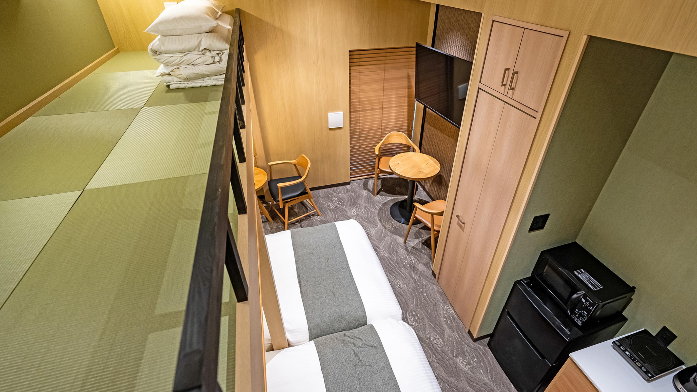 ロフトから見たお部屋の景色です。(一例)
