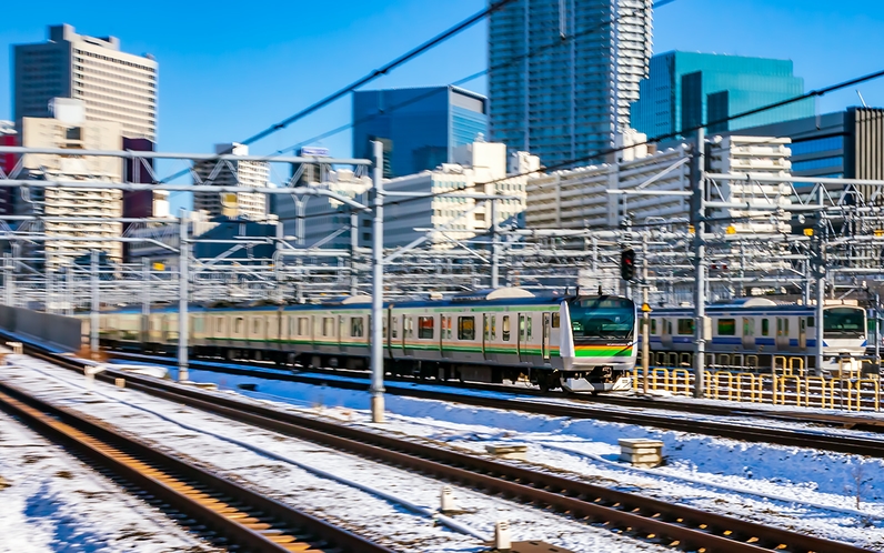 冬の東京の様子