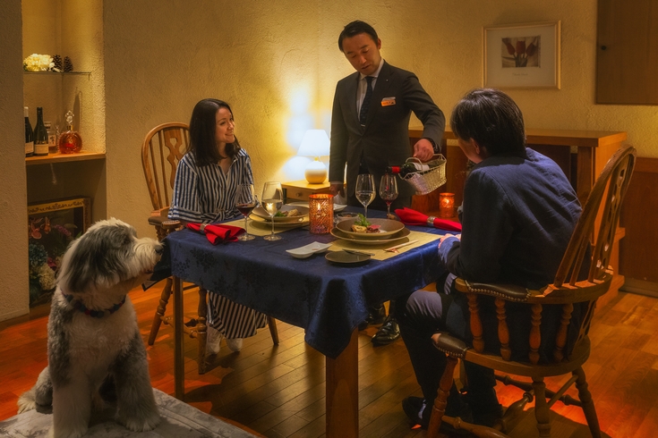 【愛犬とご褒美旅行】ワンちゃん用ご飯＆シフォンケーキ付＆チェックアウト12時　1泊2食付