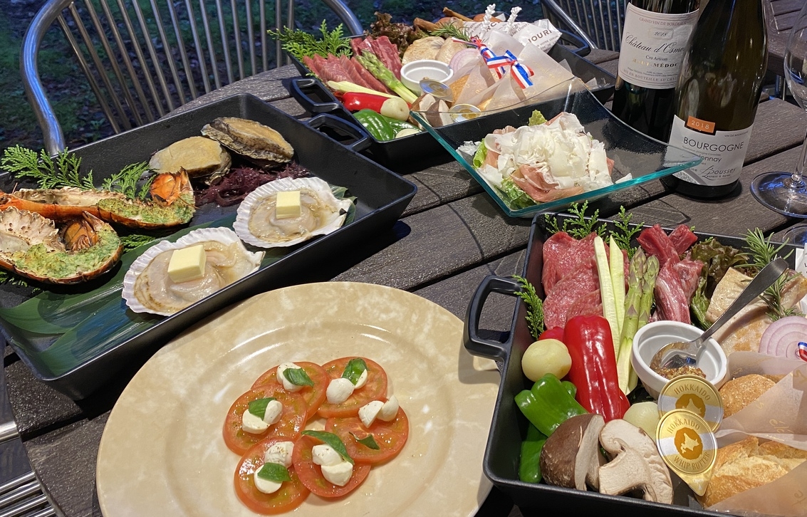 【室数限定】プライベートテラスBBQ　富士山の麓で別荘暮らしを体感！1泊2食付プラン
