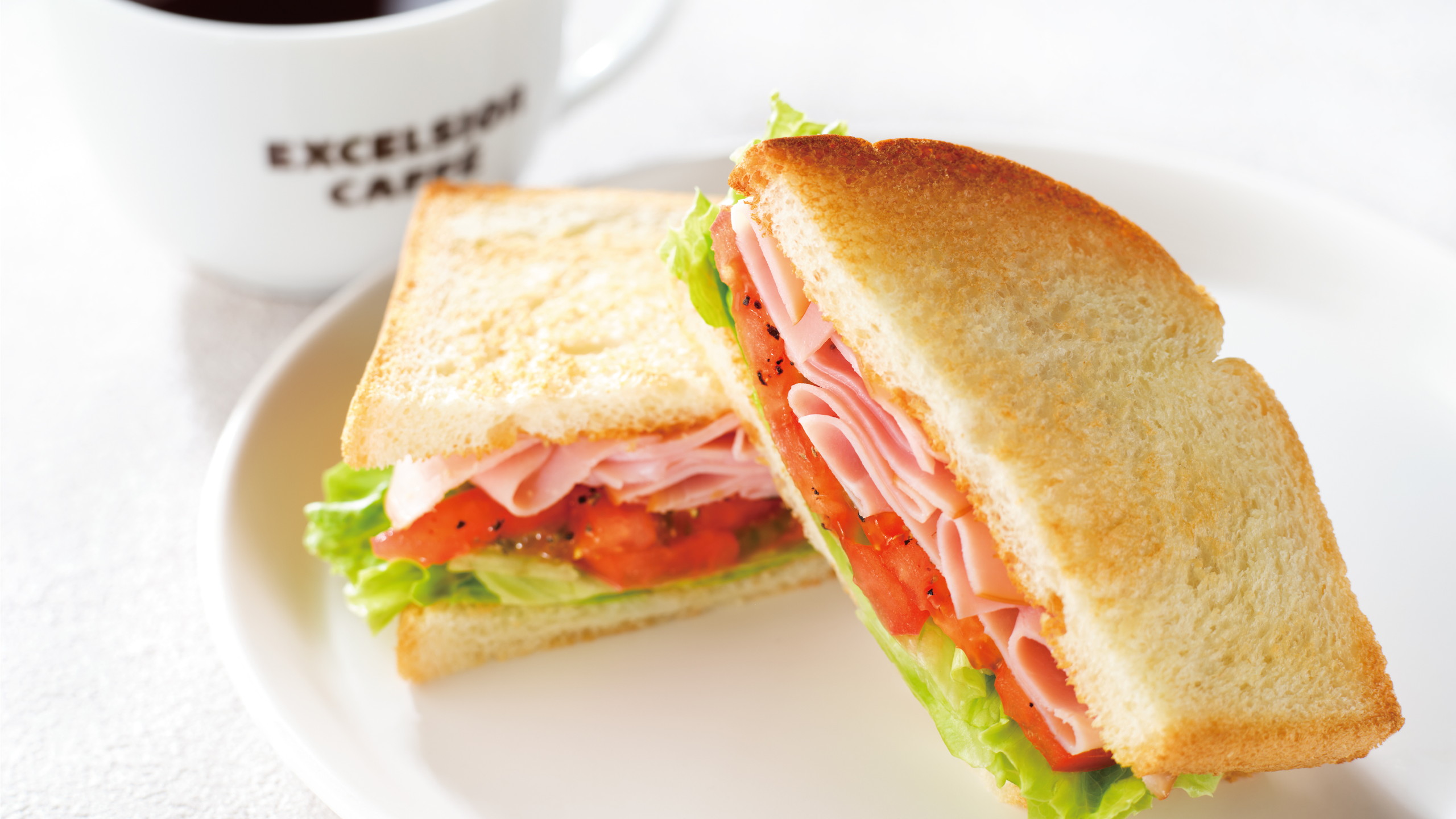 モーニングD：ジャンボンハム・レタスサンド