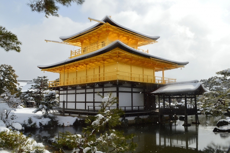 冬の金閣寺