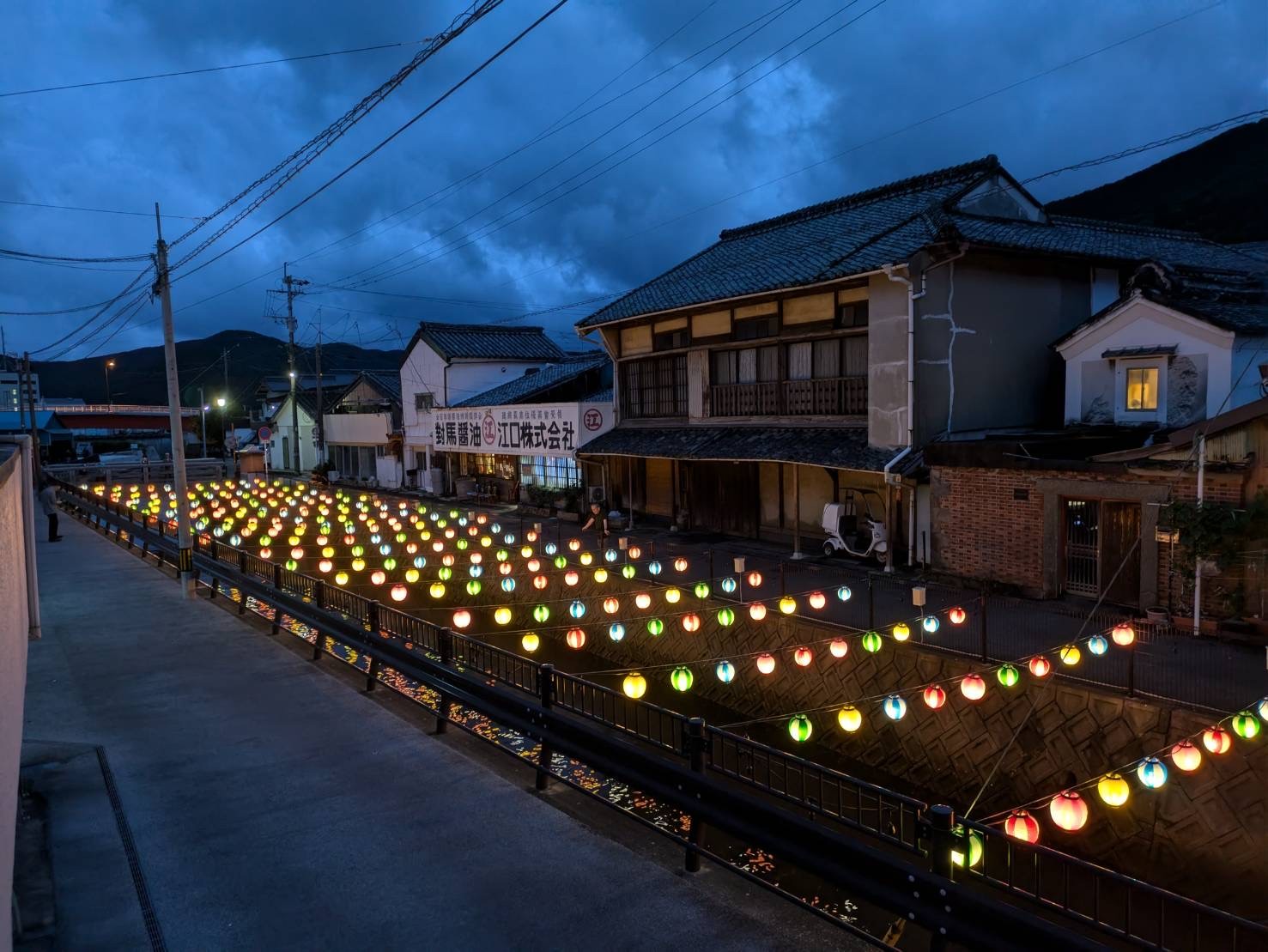 提灯のライトアップ