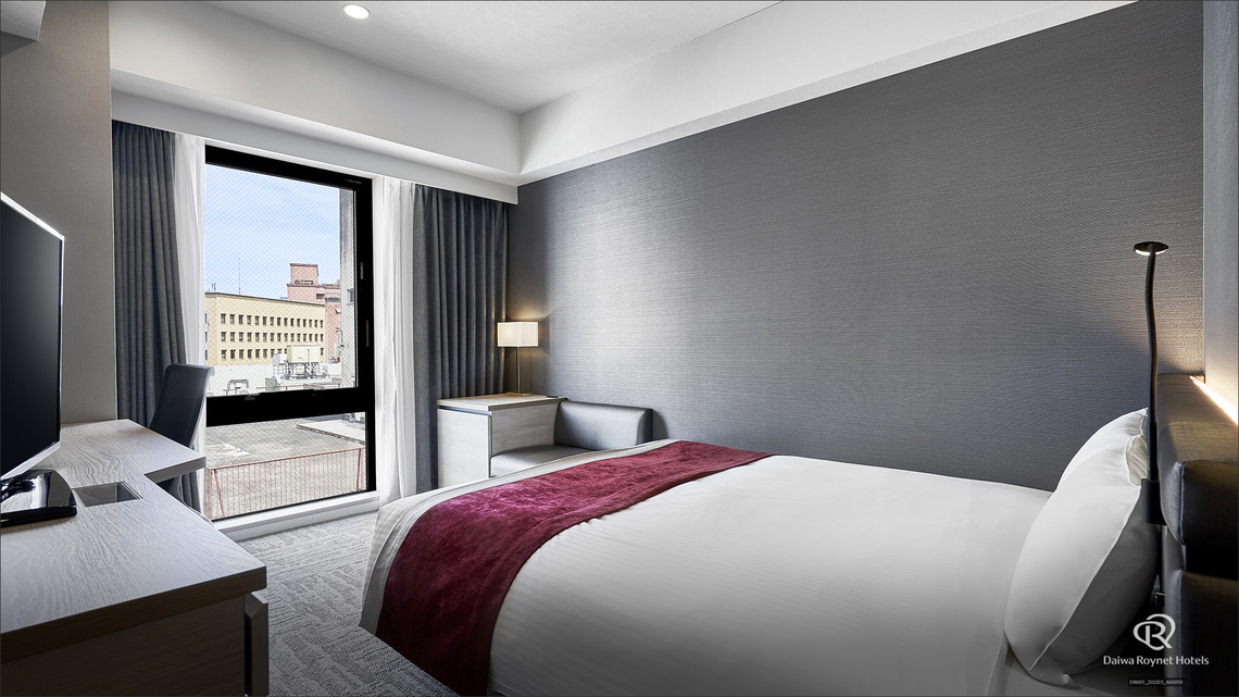 【禁煙】モデレートダブル（21平米、154cm幅ベッド）