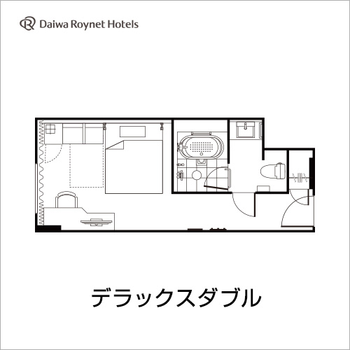 間取り図：デラックスダブル