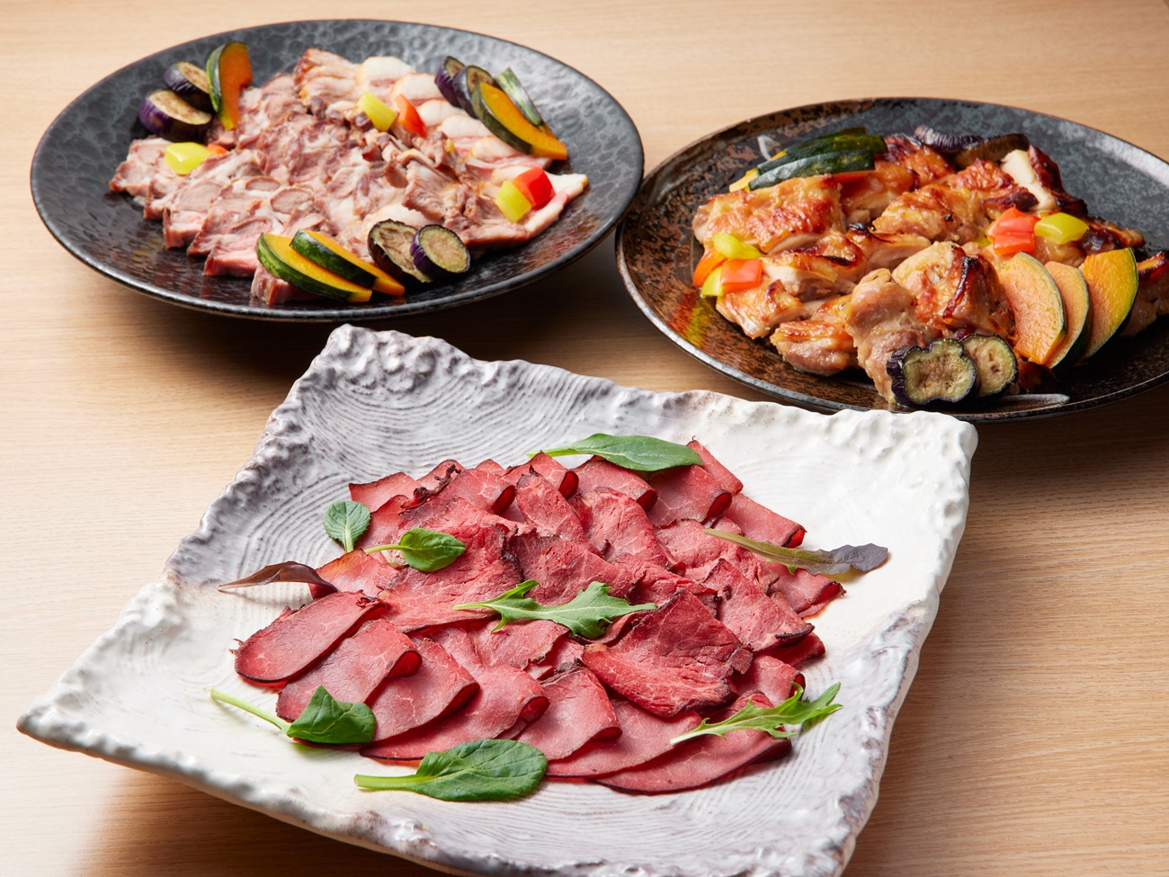 【朝食ビュッフェ】大人気のローストビーフやグリル焼き