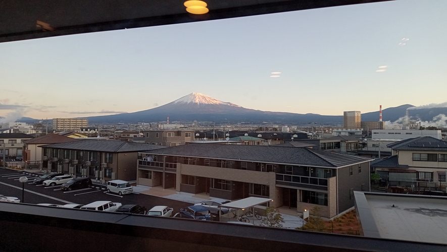客室からの富士山です♪