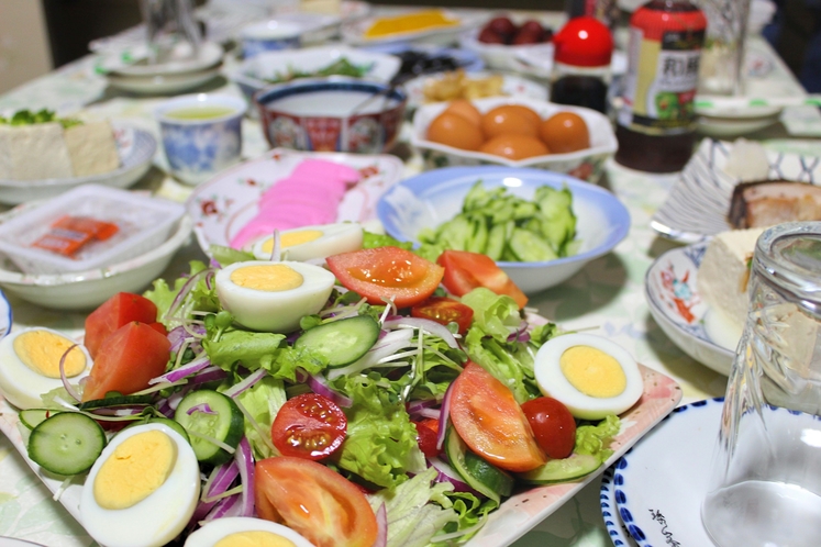 朝から栄養満点のご朝食！