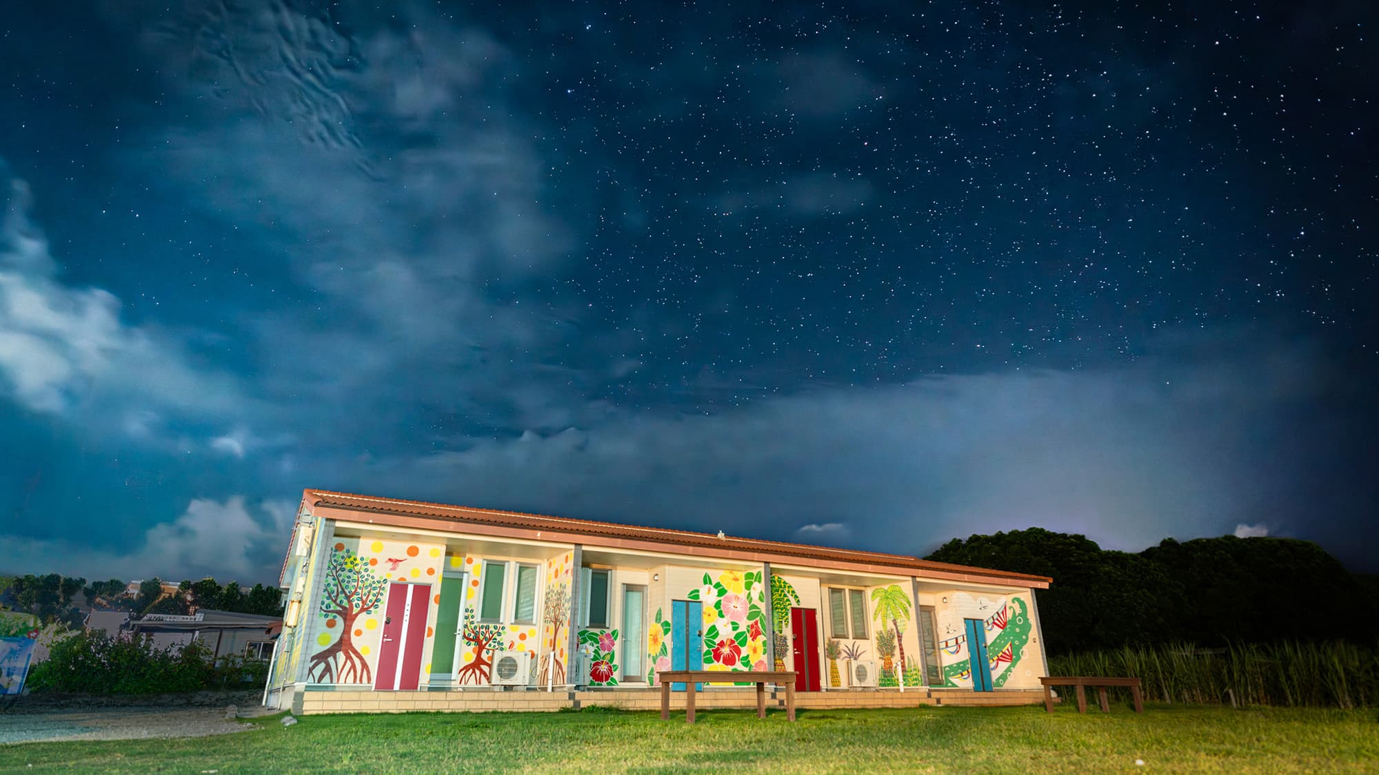 天然プラネタリウム、時期が合えば天の川もくっきりと見えます