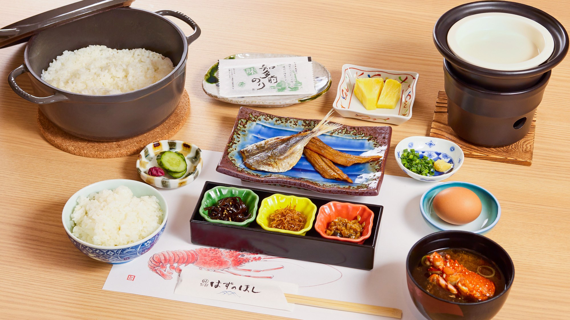 ・【朝食】知多半島の豊富な魚と旬の食材を生かした和食料理の一例