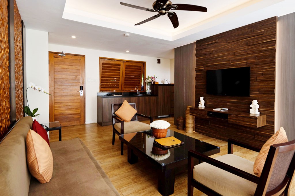 １ベッドルーム・プールヴィラ／リビング　一例