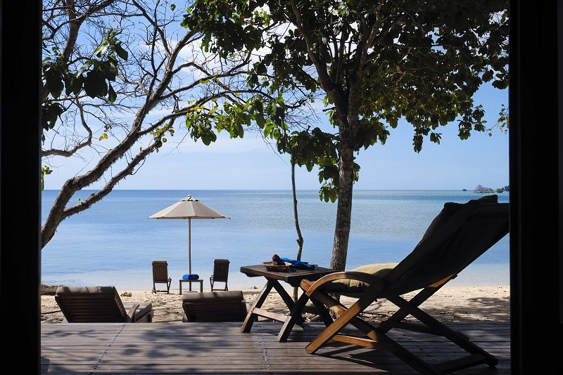 ビーチヴィラからの景色