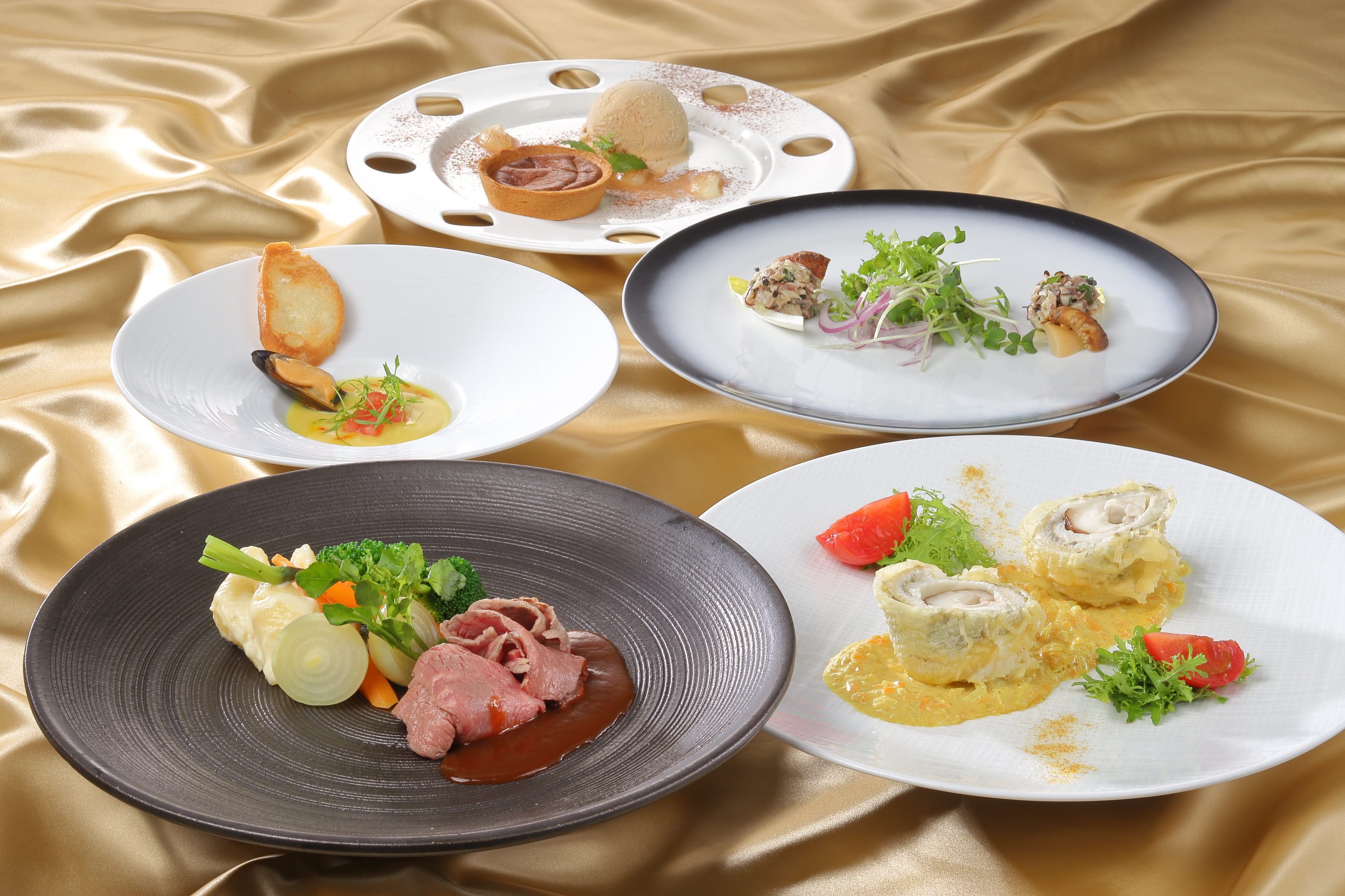 秋のフレンチコース