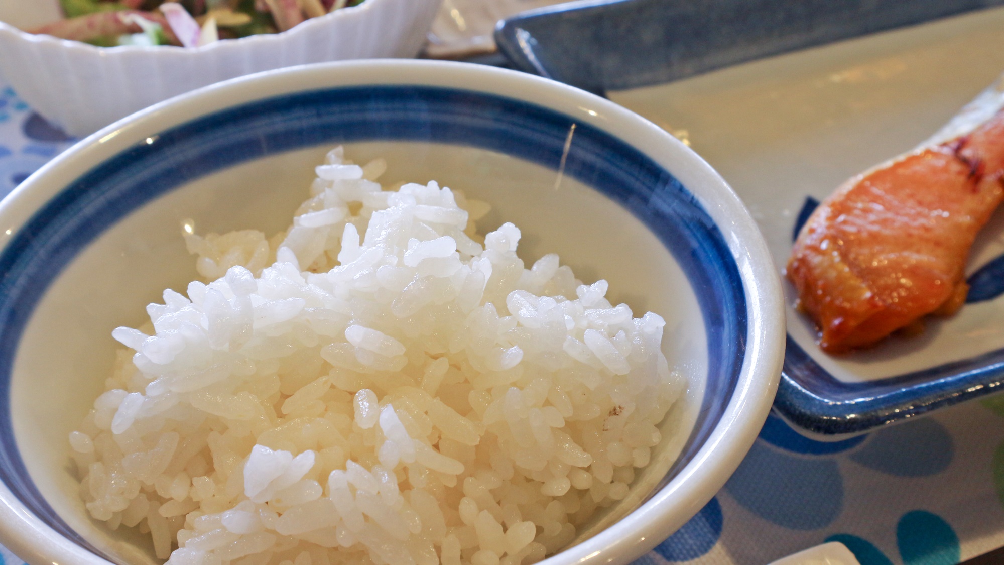 *お食事一例／お米は新潟県産のコシヒカリを使用しています。