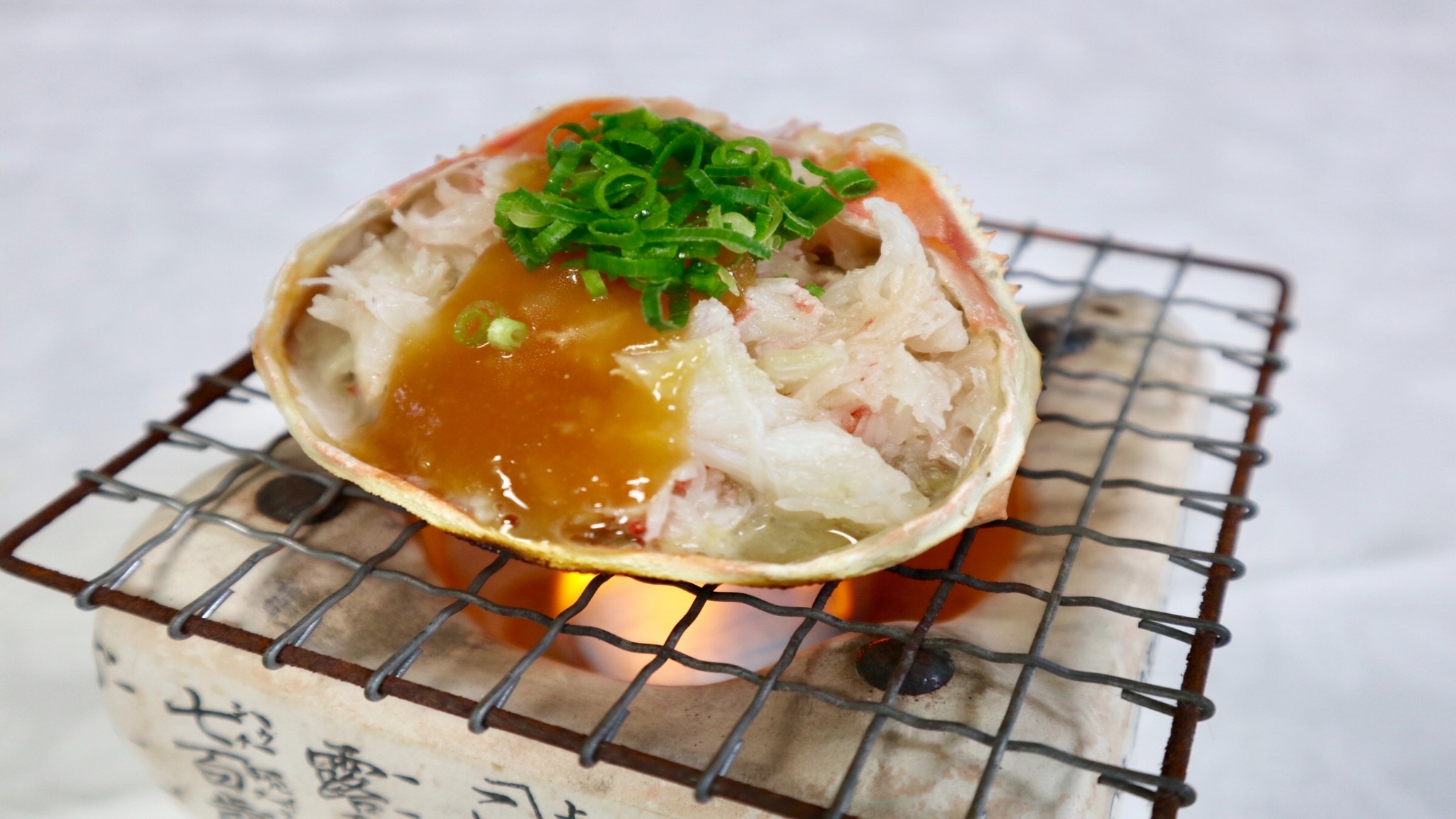 【別注料理】蟹味噌甲羅焼き　一泊二食バイキングプラン
