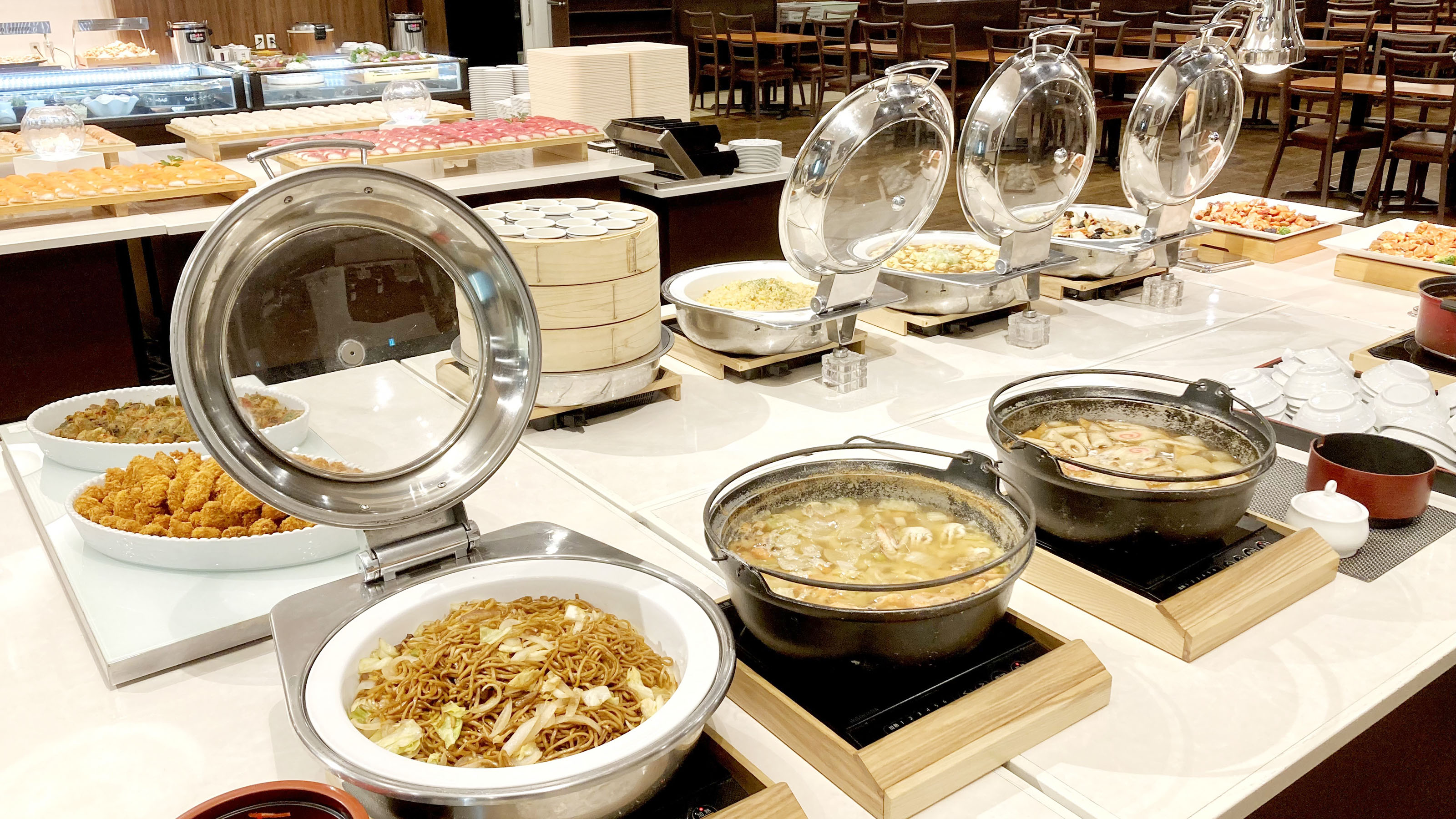 夕食バイキング　和食料理コーナー