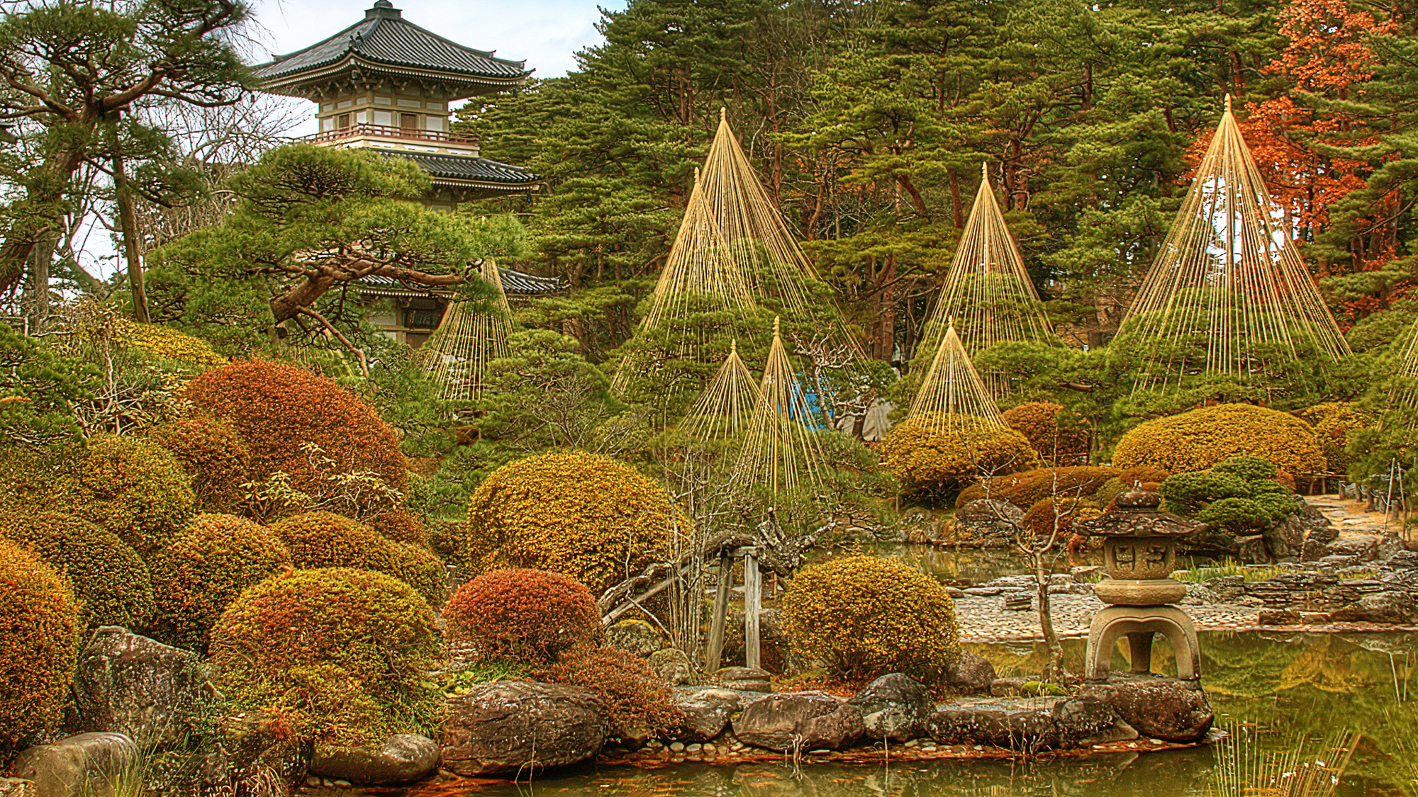 輪王寺 日本庭園 