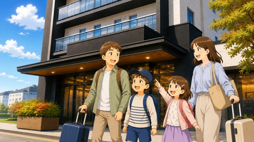【秋休みファミリー応援プラン】小学生のお子様迄添い寝無料！ウェルカムアイス、コーヒー無料〈朝食なし〉
