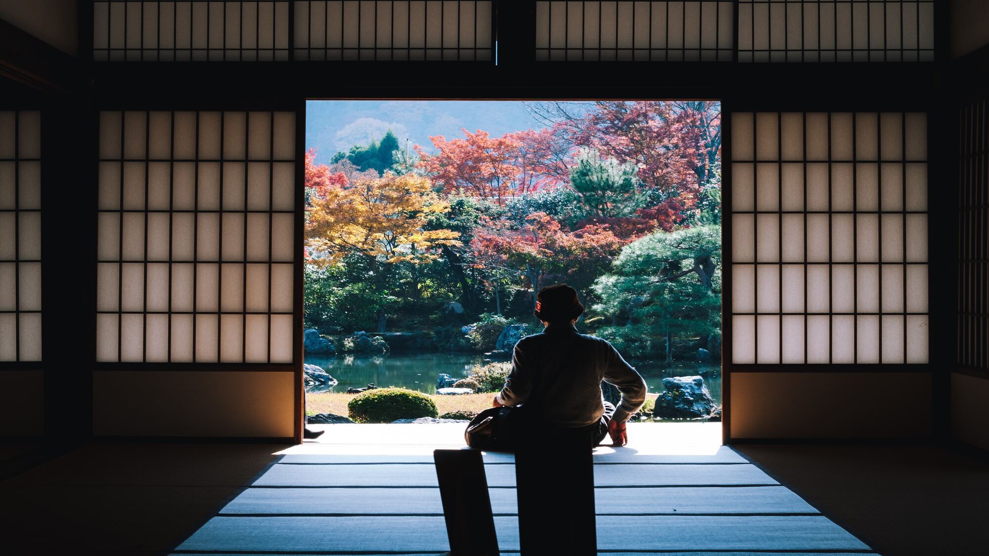 【京都・天龍寺】壮大な庭園風景が楽しめる紅葉人気スポットです。