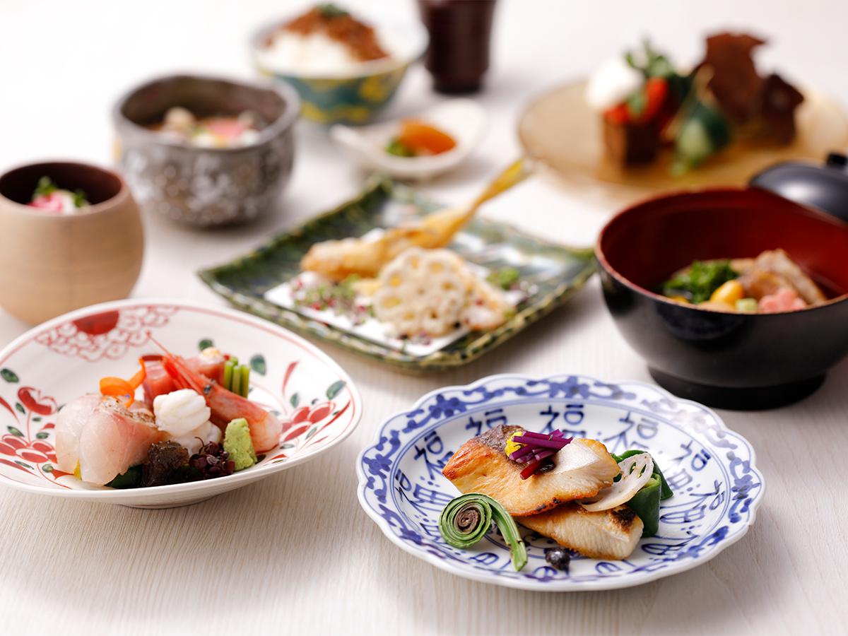 旬を味わうのどぐろ天ぷら付きコース