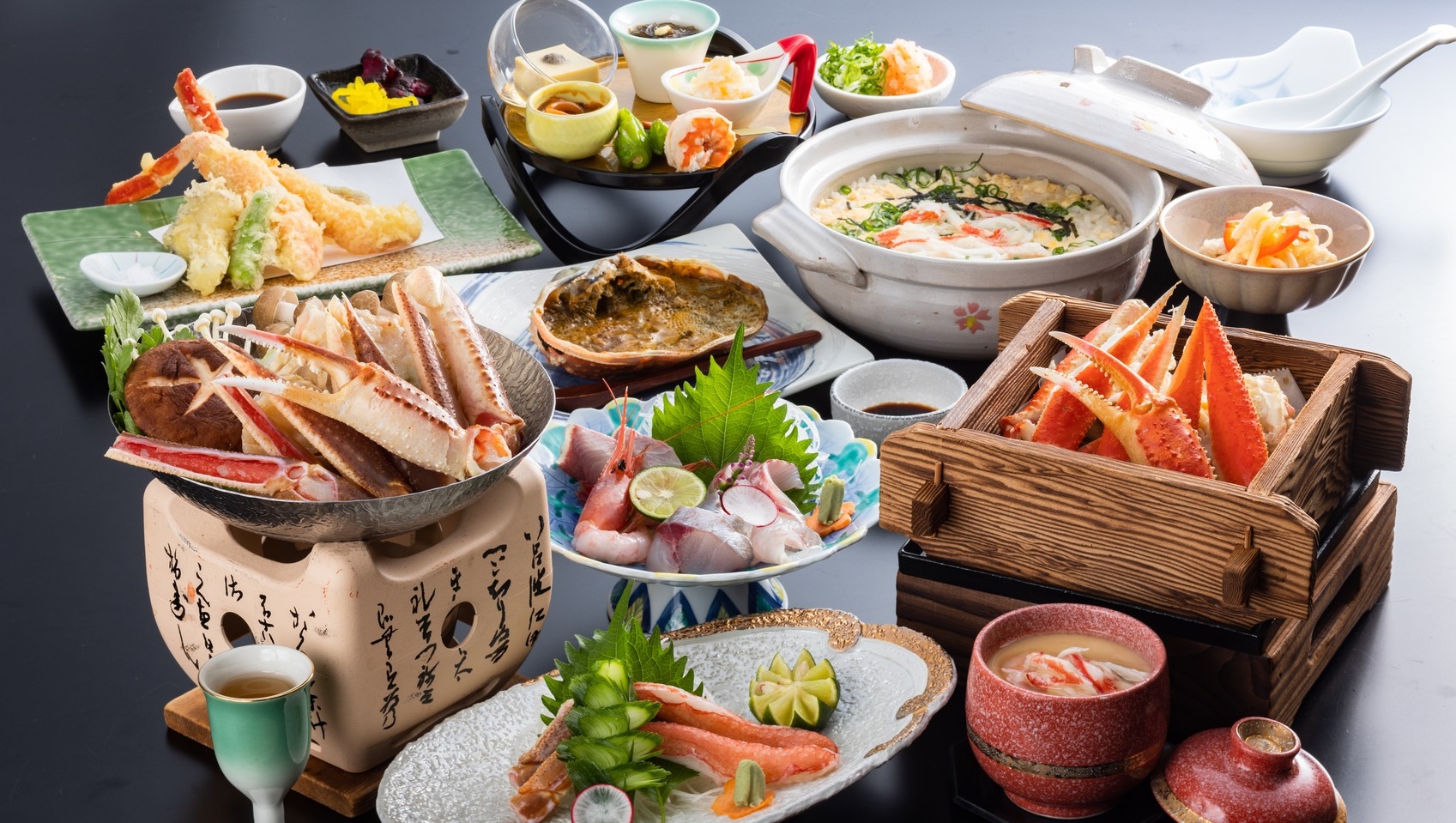 平日お昼限定：冬の味覚「かに会席コース」