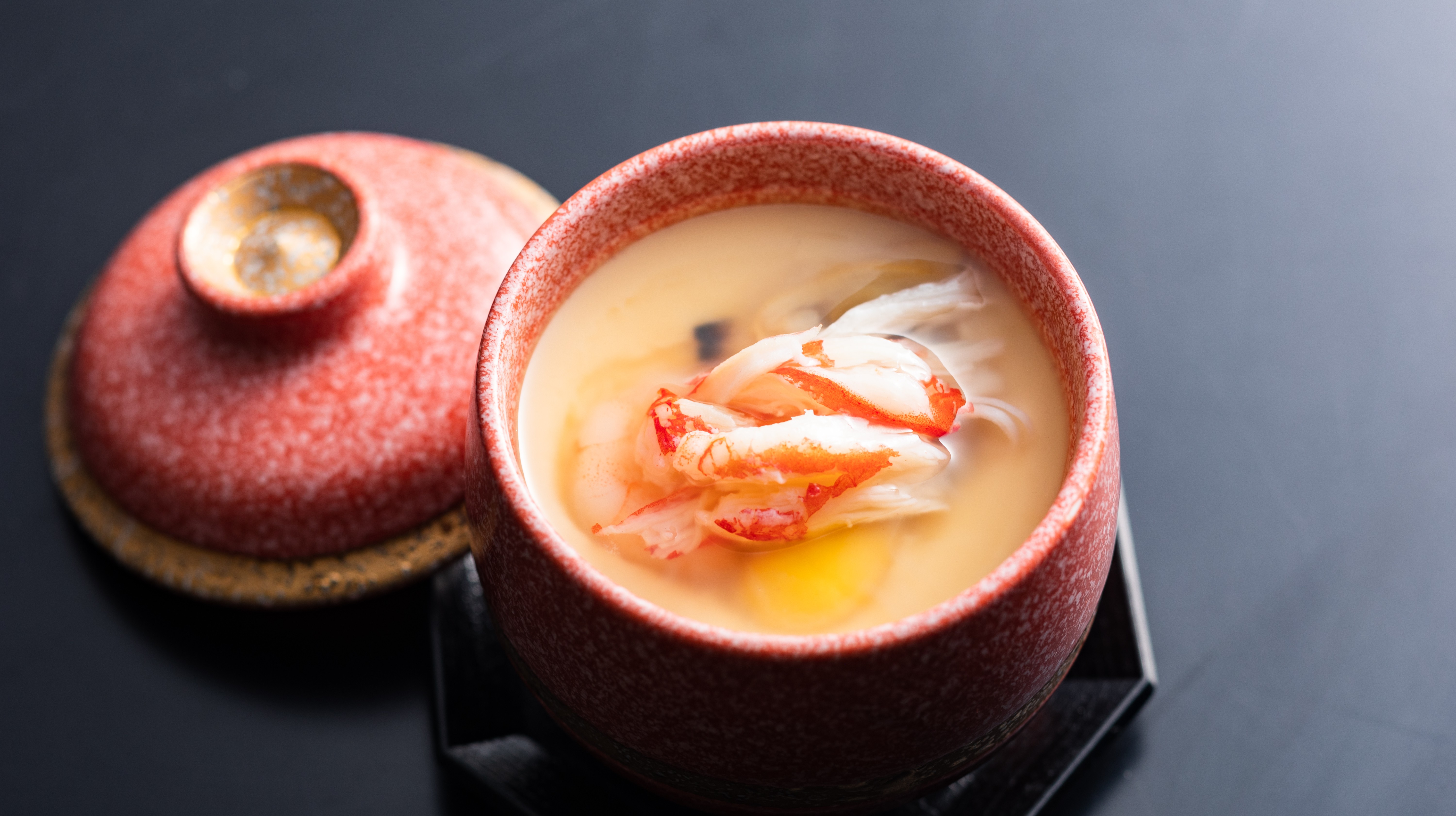 かに会席　かに茶碗蒸し