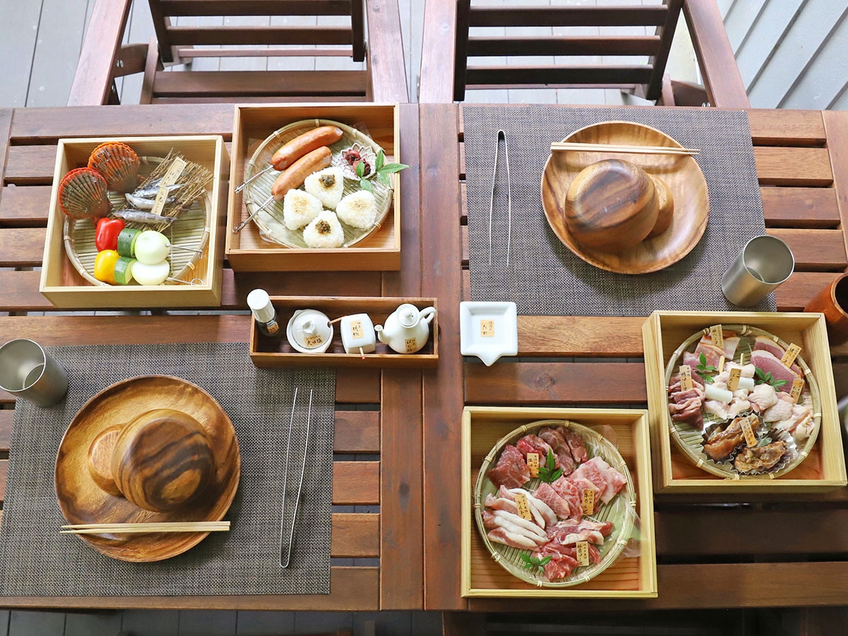 1泊夕食付《テラスを貸し切り》＊レンタルBBQ＊ご当地ブランド肉付き