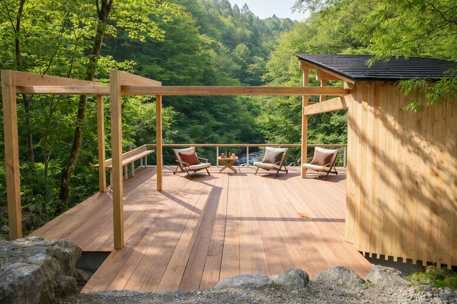 今春オープンほやほやの「せせらぎテラス」