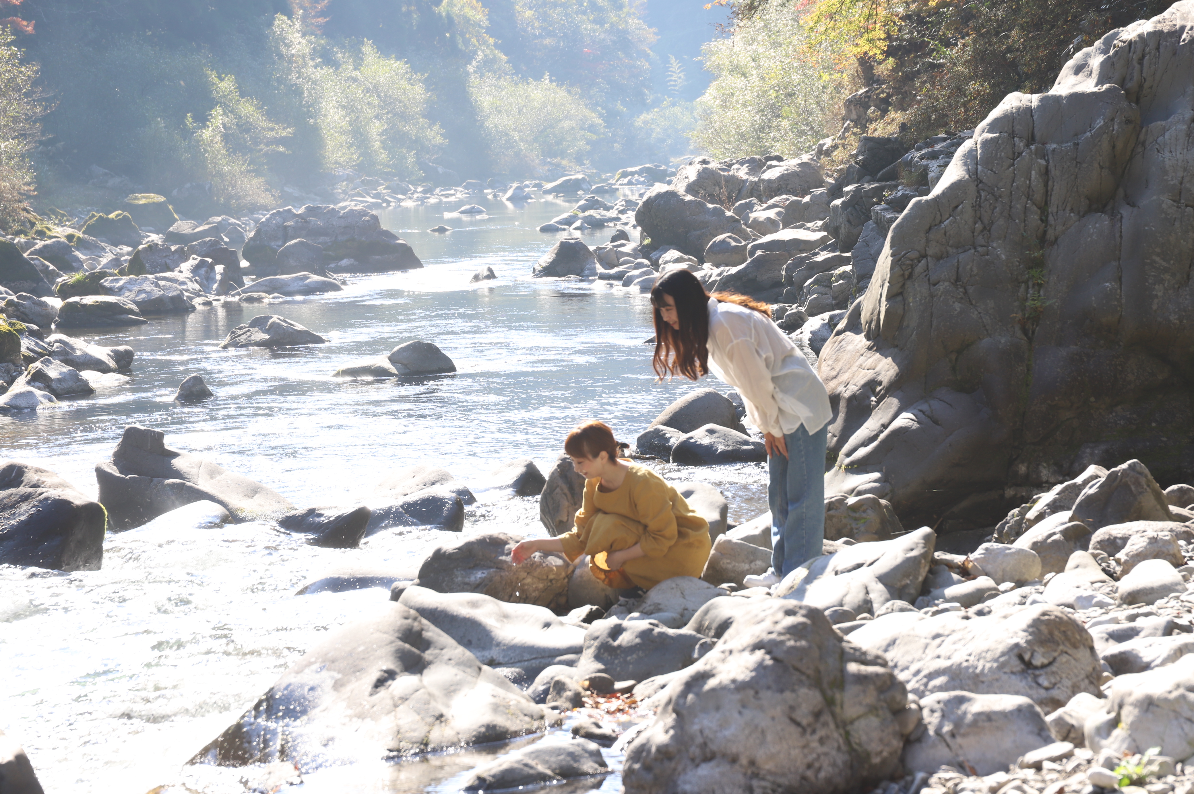 四万十川源流域の清流はお客様だけのプライベートリバー