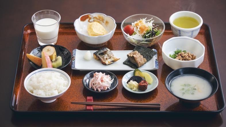 【朝食付き】バイキング朝食でいい1日のスタートを★１泊朝食付きプラン＜駐車場無料＞