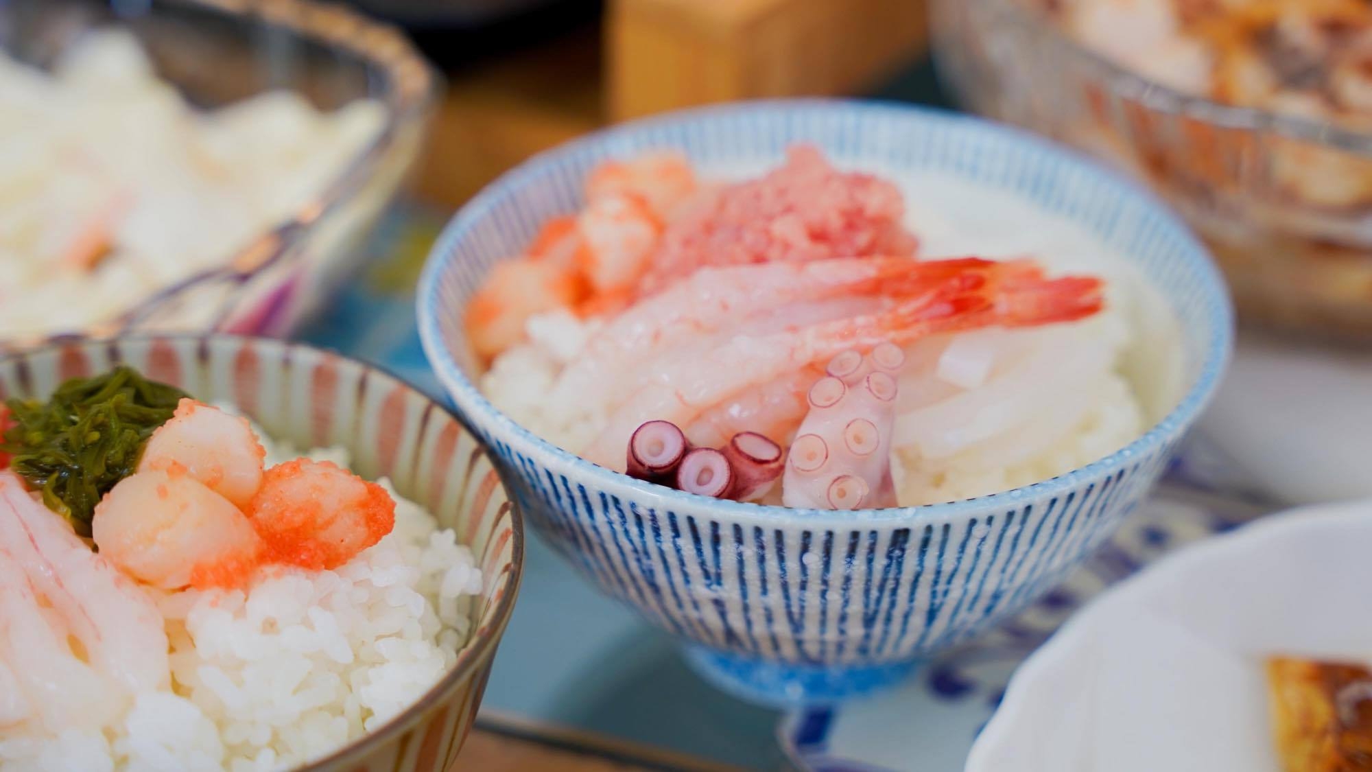 【2食付】ビジネスマン応援！お手軽ご膳＆ミニ海鮮丼モーニング♪♪