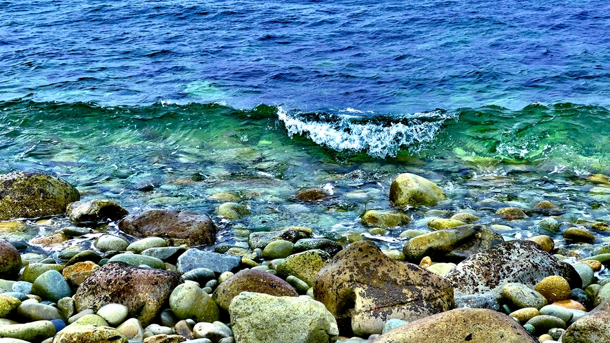 ホテル周辺の海