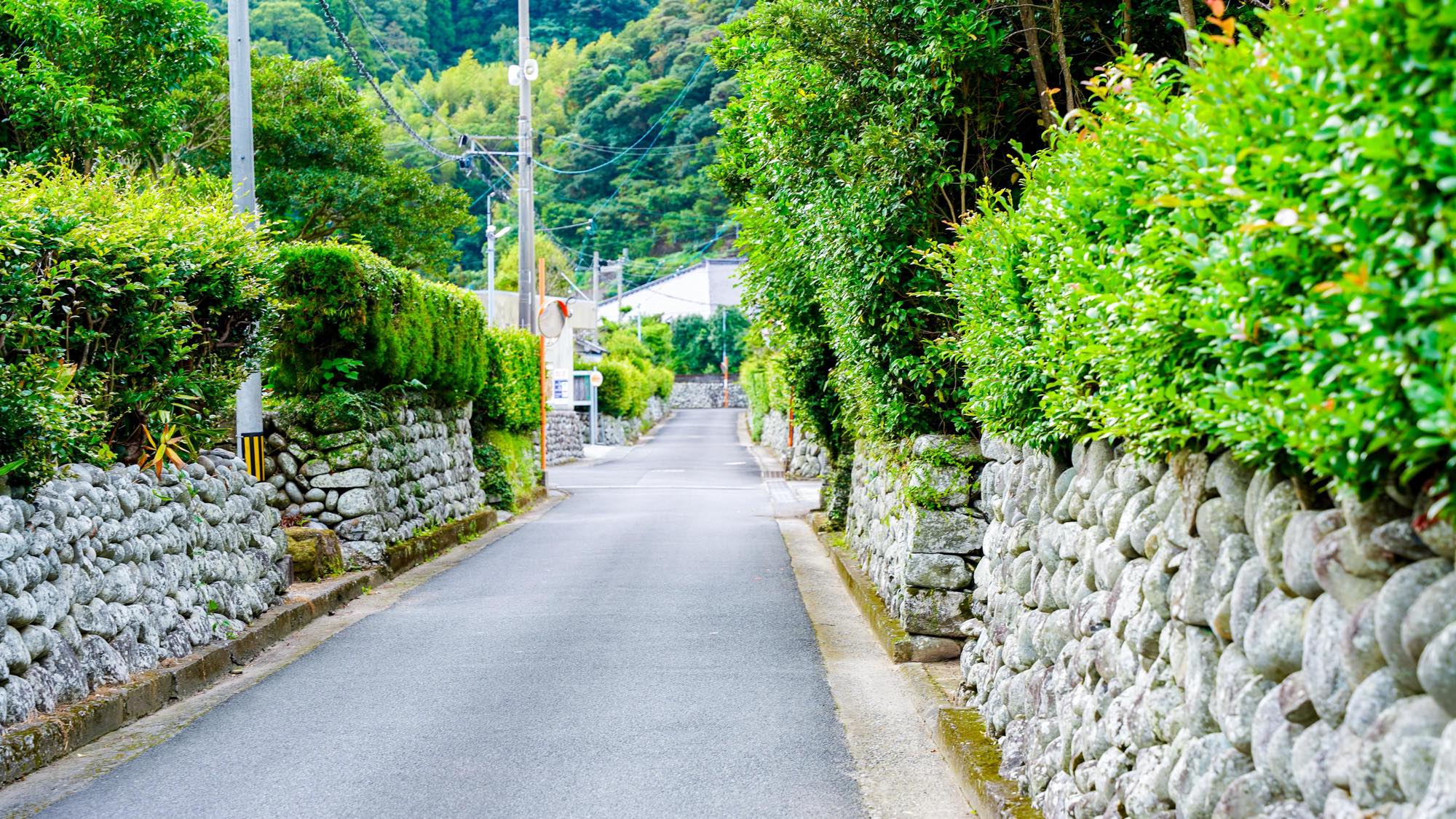 ホテル周辺上甑里集落の風景