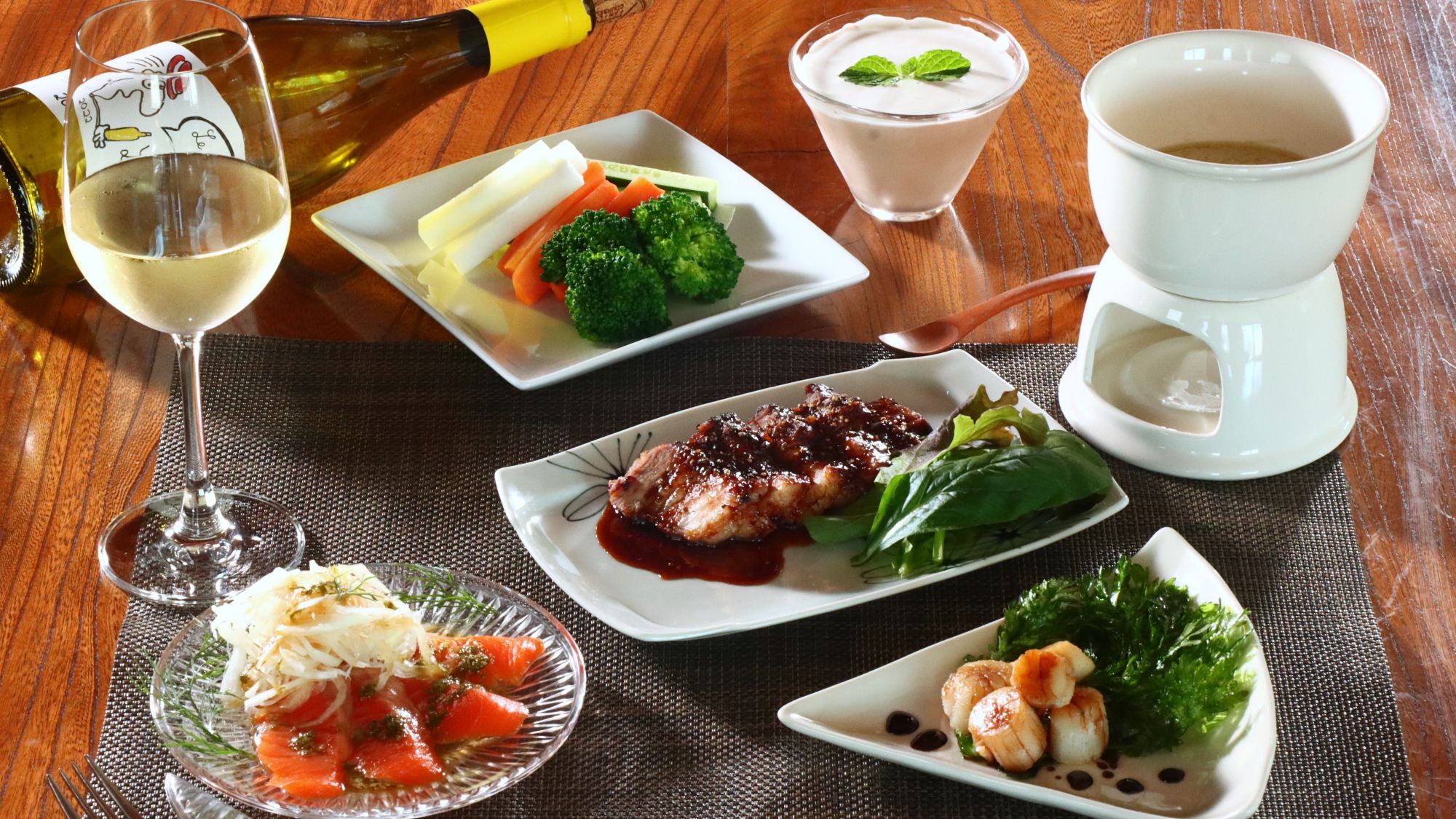 ◇夕食一例-グリーンシーズン-