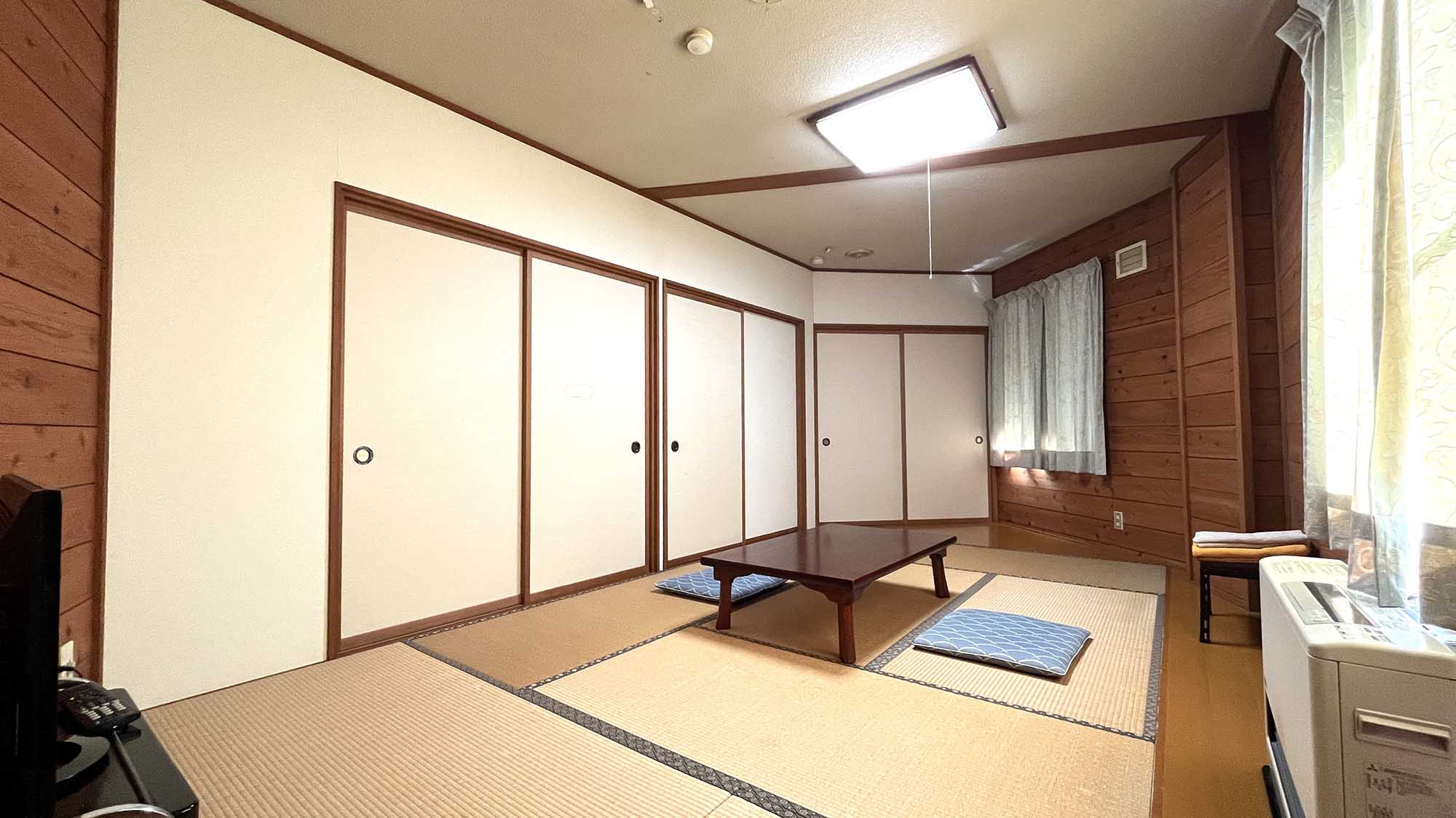 ◇和室_定員1～4名 (和室8～9畳)ワンドア冷蔵庫・無料Wi-Fi完備 