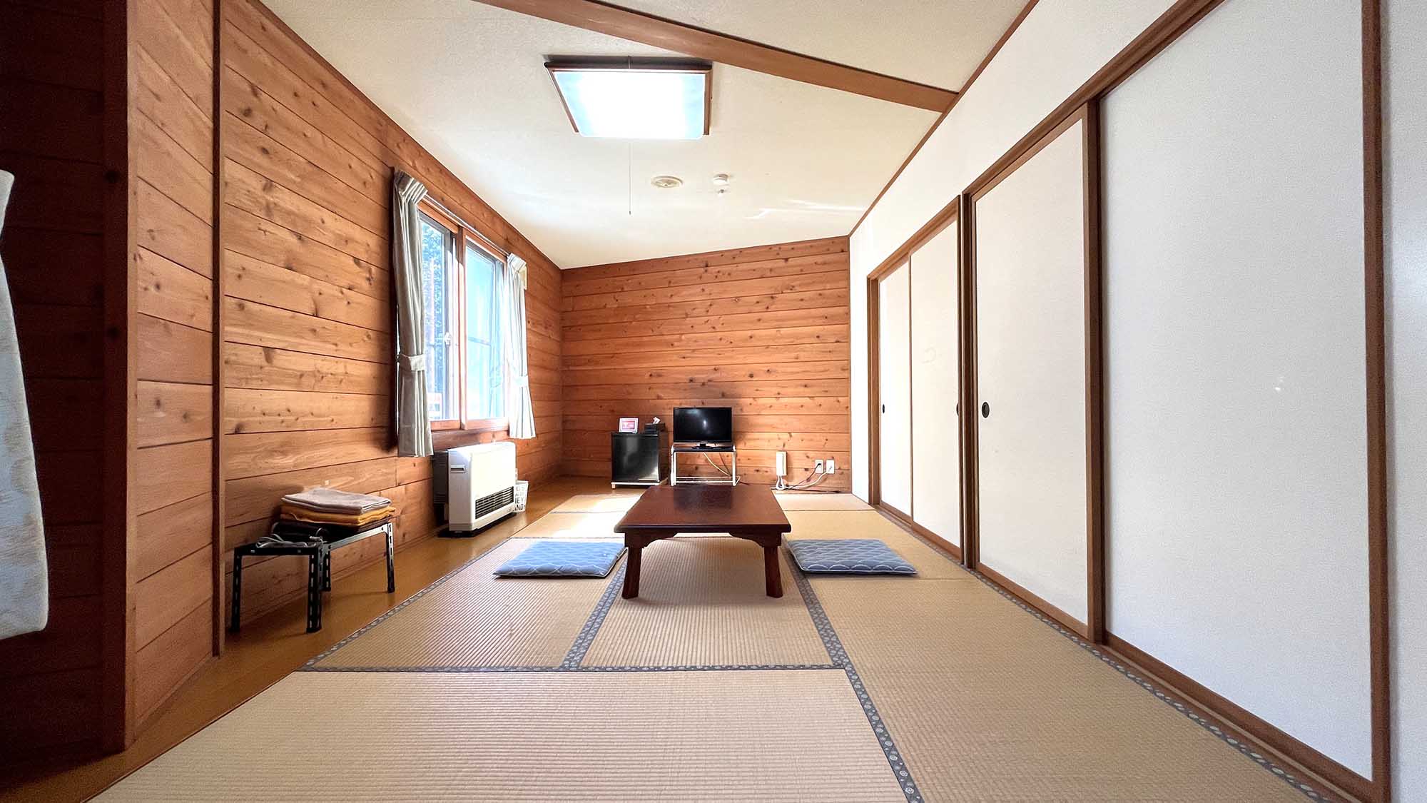 ◇和室_定員1～4名 (和室8～9畳)ワンドア冷蔵庫・無料Wi-Fi完備 