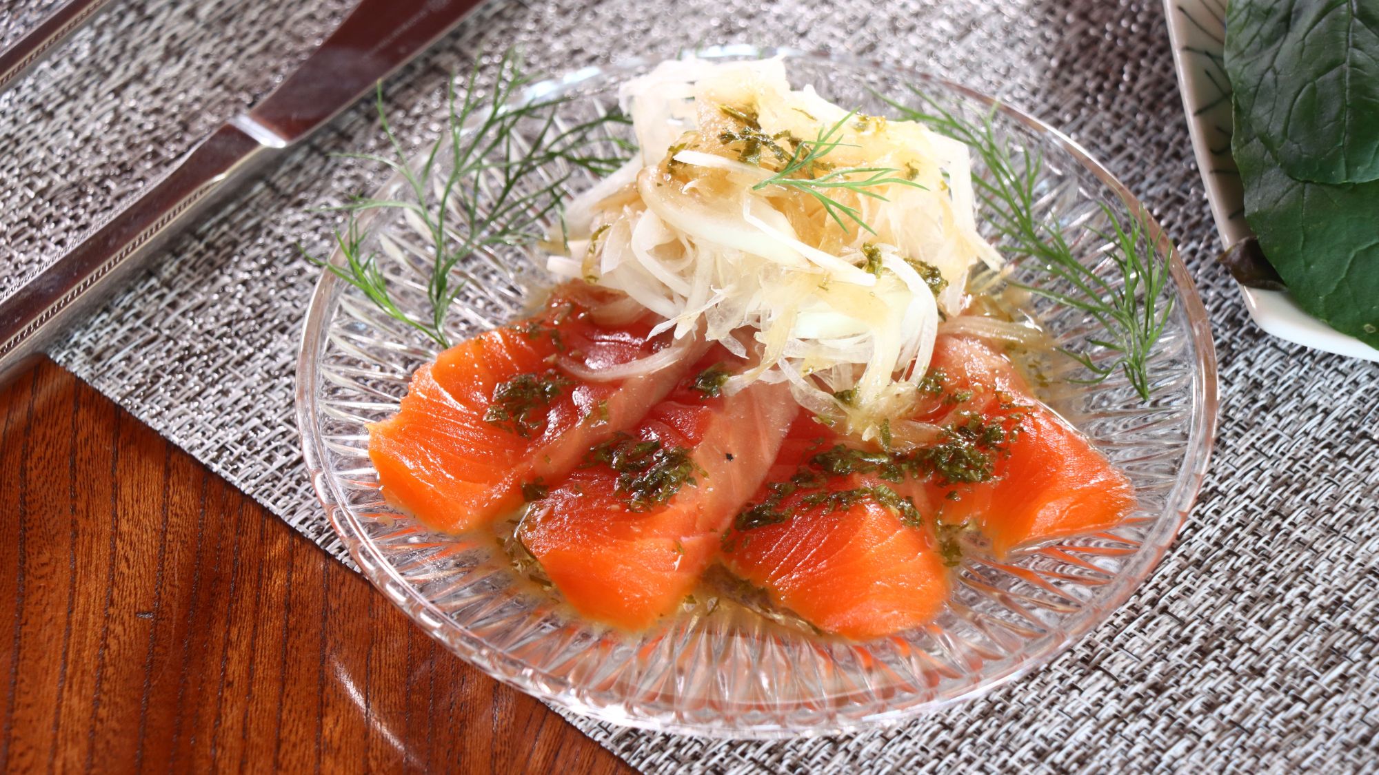 ◇サーモンのカルパッチョ