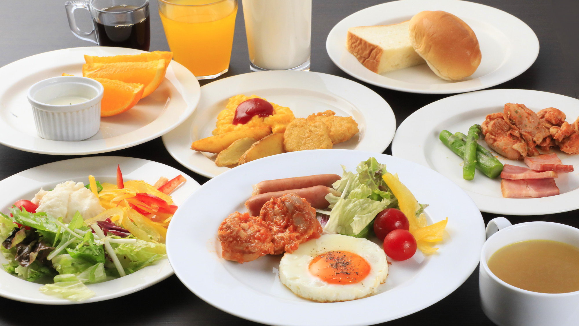 【朝食】料理長こだわりの洋朝食　※イメージ