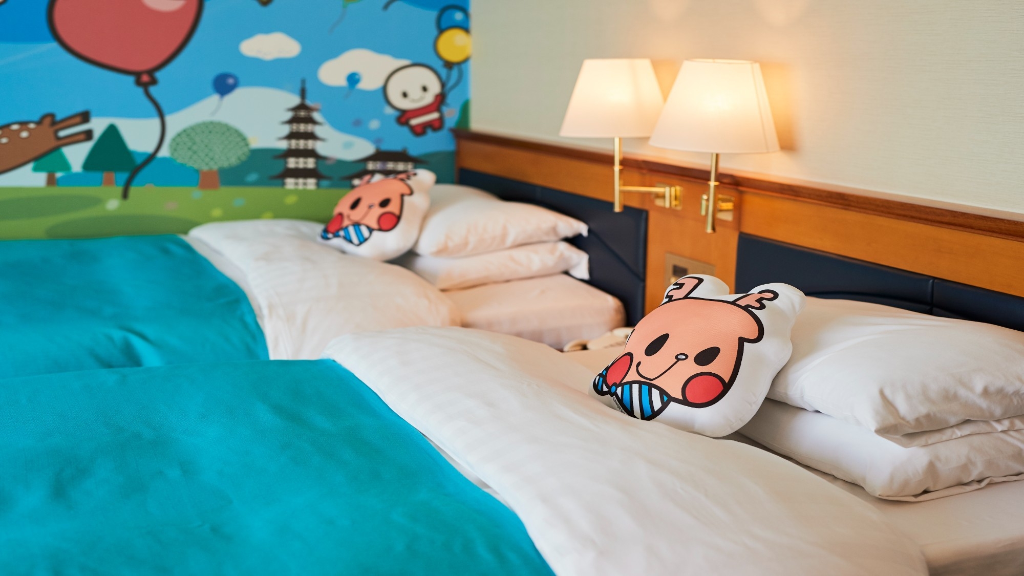 【1室限定レア部屋】★奈良生まれの鹿キャラクター「ROKU（ロク）」ちゃん部屋★／食事なし