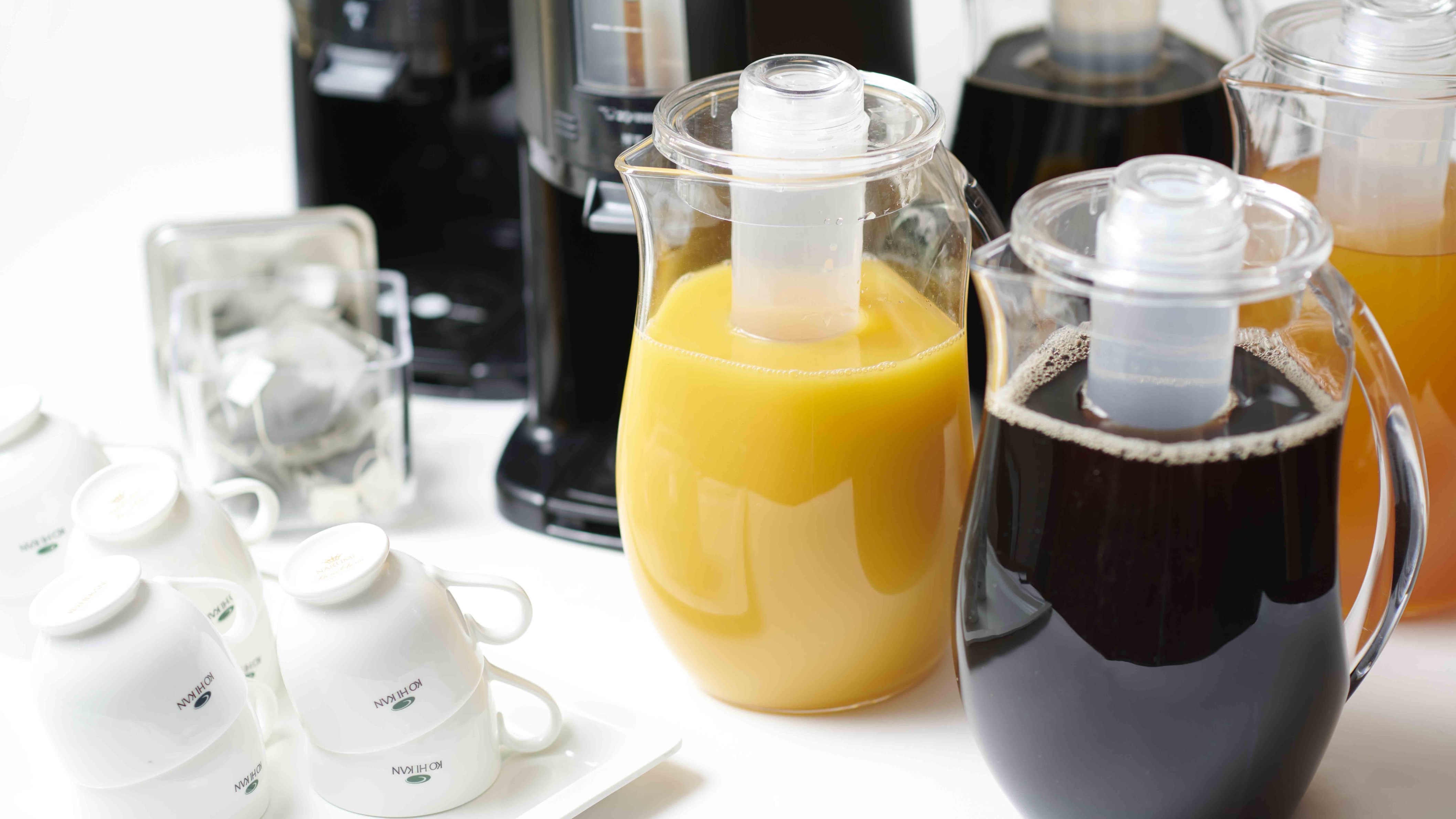 朝食にはドリンクバー付き　※現在 提供方法変更中