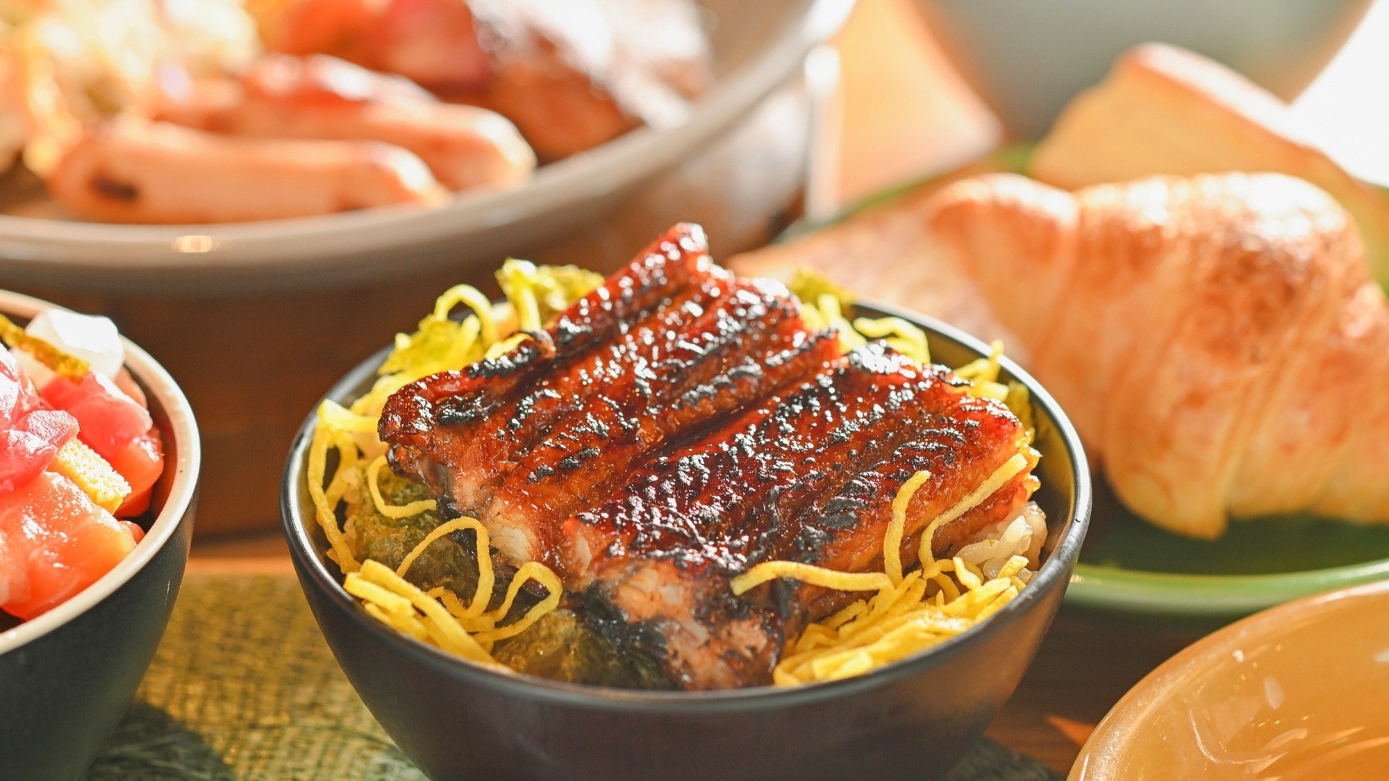 【朝食ビュッフェ】鰻の蒲焼もお召し上がりいただけます☆