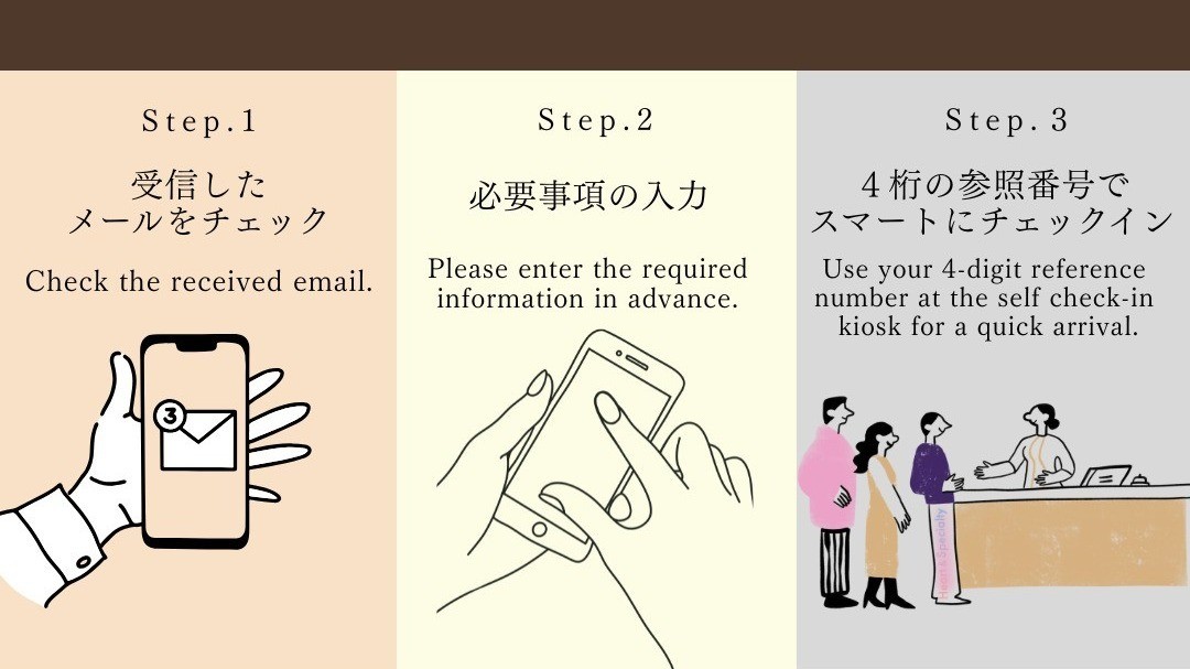 『事前チェックイン』システムのご案内