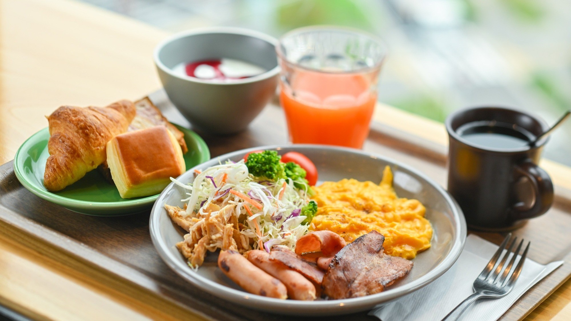 【朝食】和洋食ビュッフェの洋食スタイルのイメージです♪