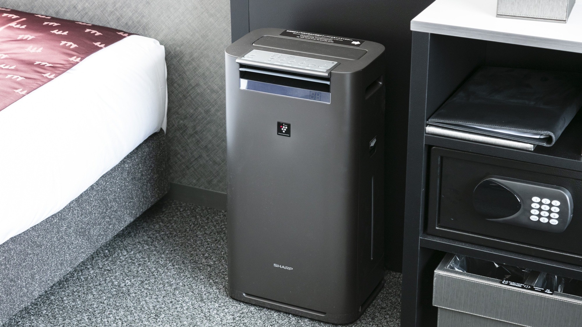 客室の空気清浄機